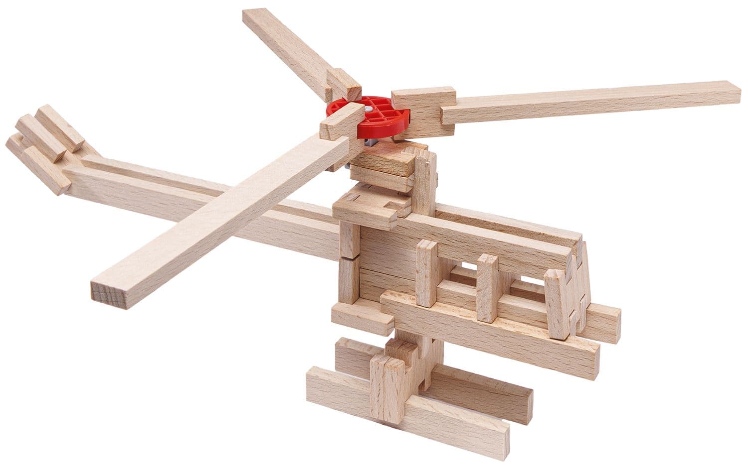 Hubschrauber aus Comblo Bausteinen.