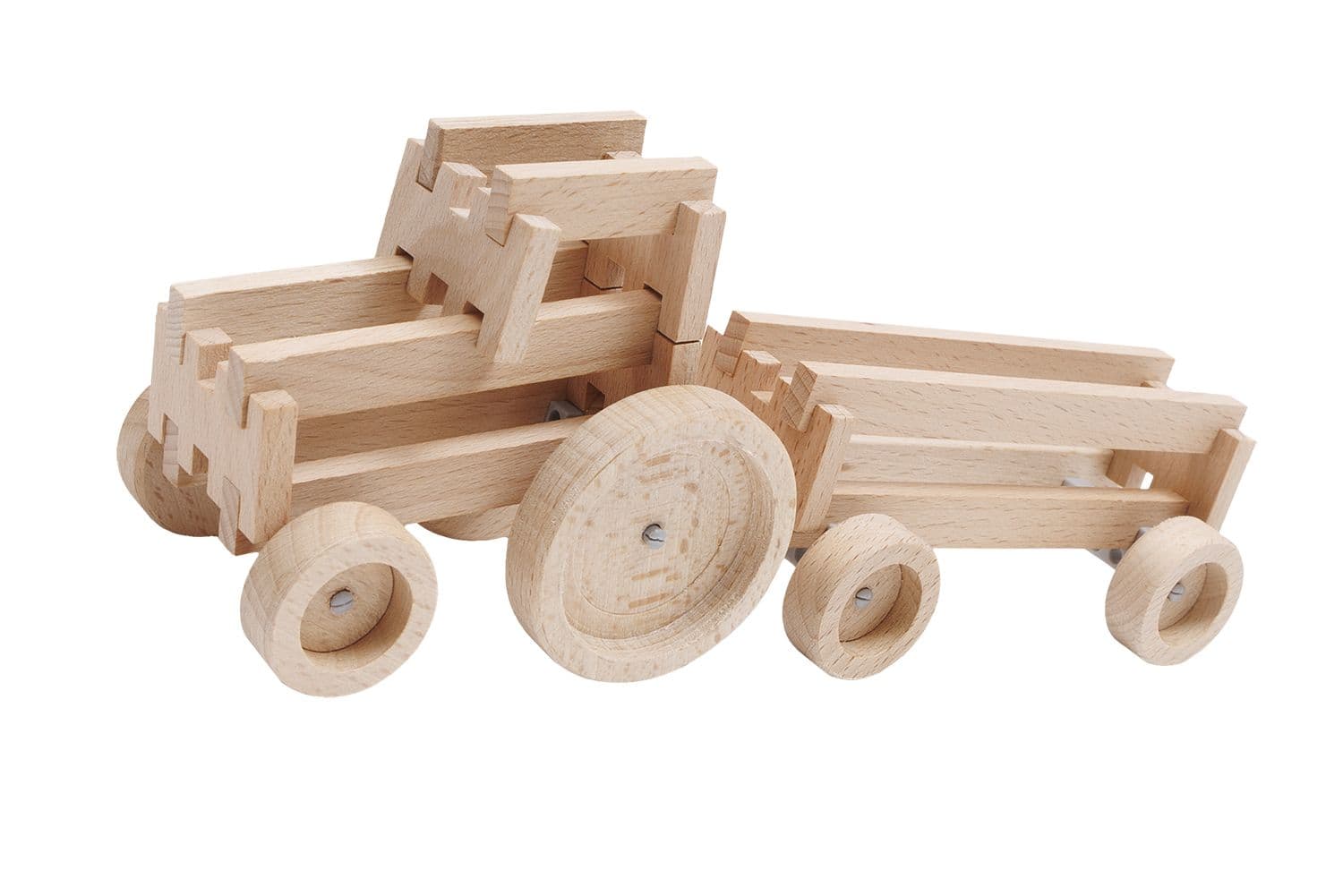 Traktor aus Comblo Bausteinen.